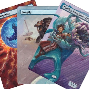 MTG Alters - BLAUW (meerdere listings) - handgeschilderde aangepaste kaarten voor Magic The Gathering