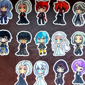 FFXIV Vinyl Stickers Glitter Final Fantasy Handmade Gaming Gift