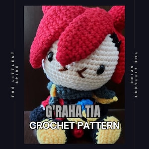 FFXIV G&#39;raha Tia Amigurumi Crochet Pattern Digital Final Fantasy 14