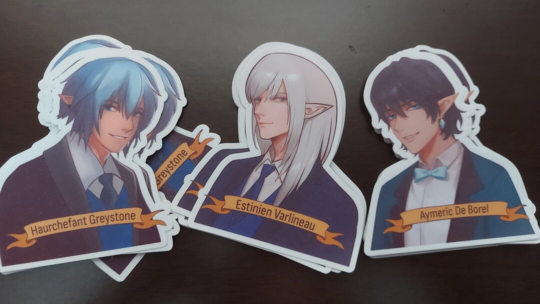 FFXIV Stickers Haurchefant Aymeric Estinien - Etsy