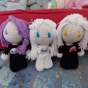 FFXIV Endwalker dolls Hades Hythlodaeus Venat Final Fantasy Handmade Crochet Amigurumi Anime Kawaii Gaming Gift
