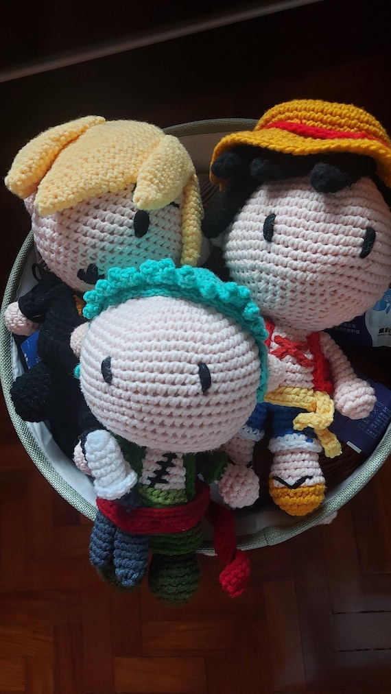 FFXIV Zoro One Piece Amigurumi Crochet Pattern Digital Anime