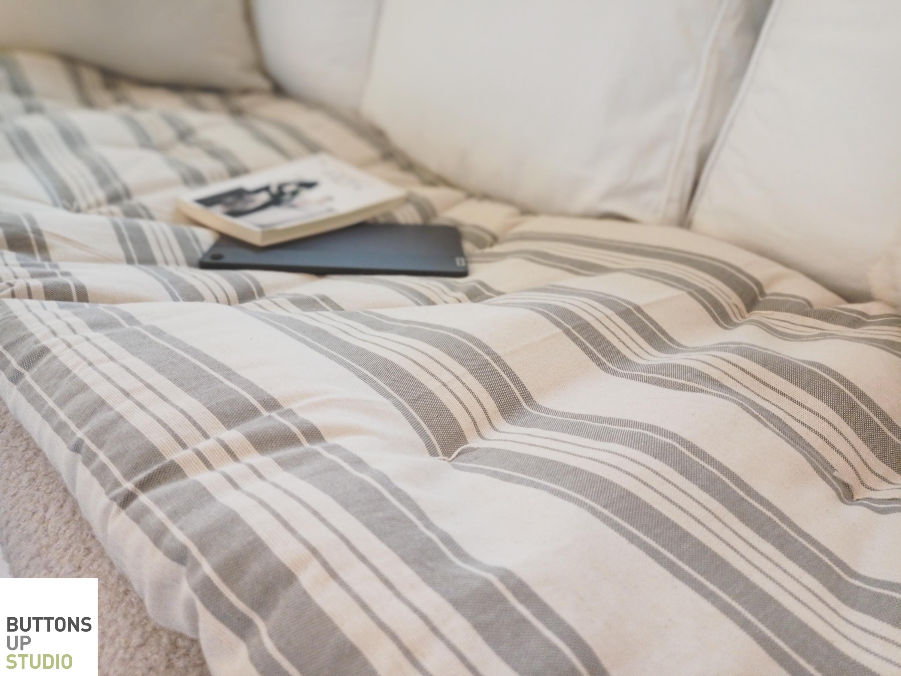 Buy Grey Tufted Bed Online In India India