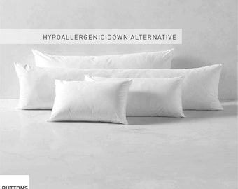 LUMBAR PILLOW INSERT, Extra Long Pillow, Oversized Body Pillow, Pillow for  Bed, Throw Cushion, Decorative Pillow Inside