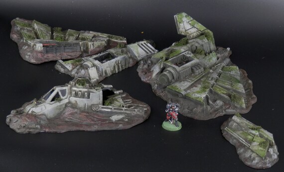 Piece Crashed Aquila Terrain Scenery Battle for Macragge - Warhammer 40k GW
