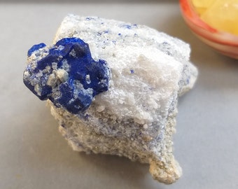 Lazurite 7cm Specimen Crystal Raw Stone Natural Blue Mineral Albite Pyrite Sparkly