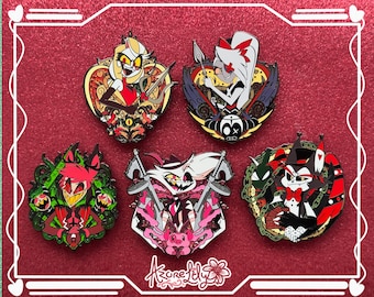 Hazbin Hotel Pin Set ハズビンホテル ピン バッジ セット Hazbin Hotel Pin Set #2 | Hazbin Hotel