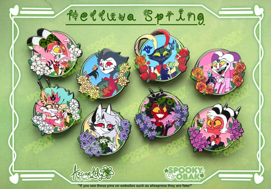 Helluva Spring (h-boss) - 2 Inch Enamel Pins [IN-HAND] - Etsy