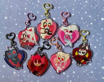 Be Mine Charlastor Hazbin Hotel バレンタインピン - Etsy 日本