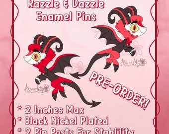 Razzle & Dazzle 2 Inch Enamel Pins [PRE-ORDER]