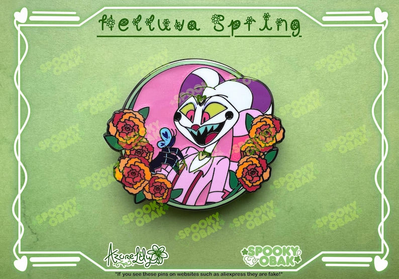 Helluva Spring (h-boss) - 2 Inch Enamel Pins [IN-HAND] - Etsy