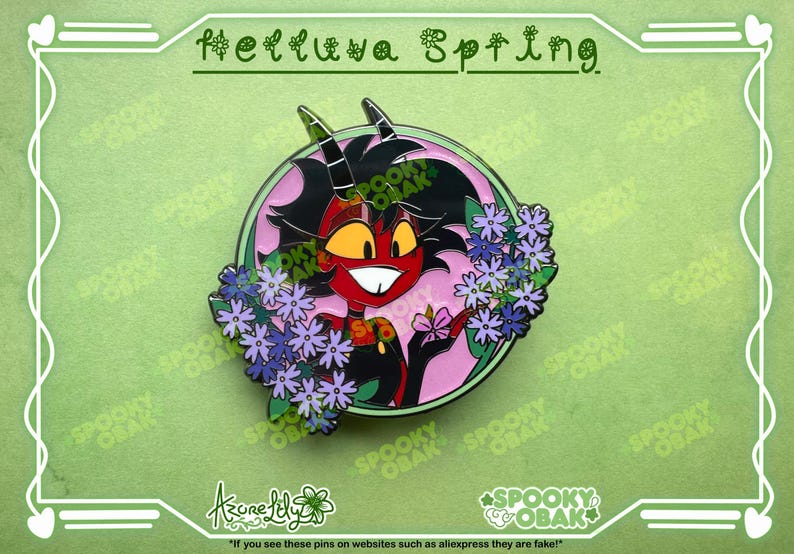 Helluva Spring (h-boss) - 2 Inch Enamel Pins [IN-HAND] - Etsy