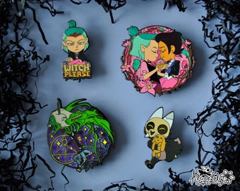 TOH Emaille Pins - Lumity, Titan Luz, King & Amity