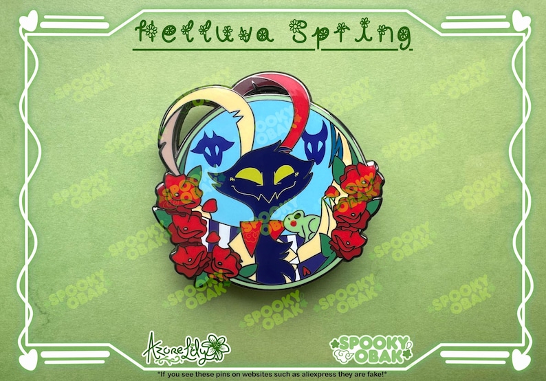 Helluva Spring (h-boss) - 2 Inch Enamel Pins [IN-HAND] - Etsy