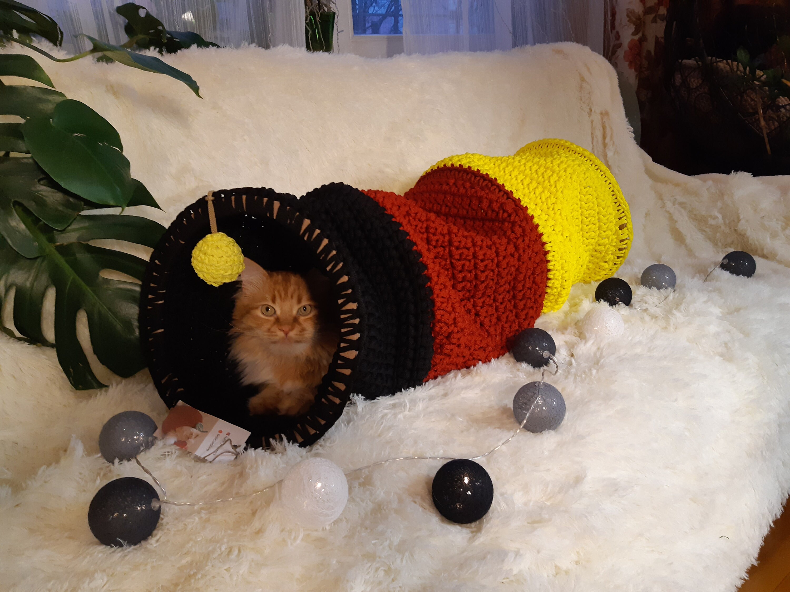 Crochet Cat Tunnel Pdf Pattern Digital Instruction Manual in PDF Format