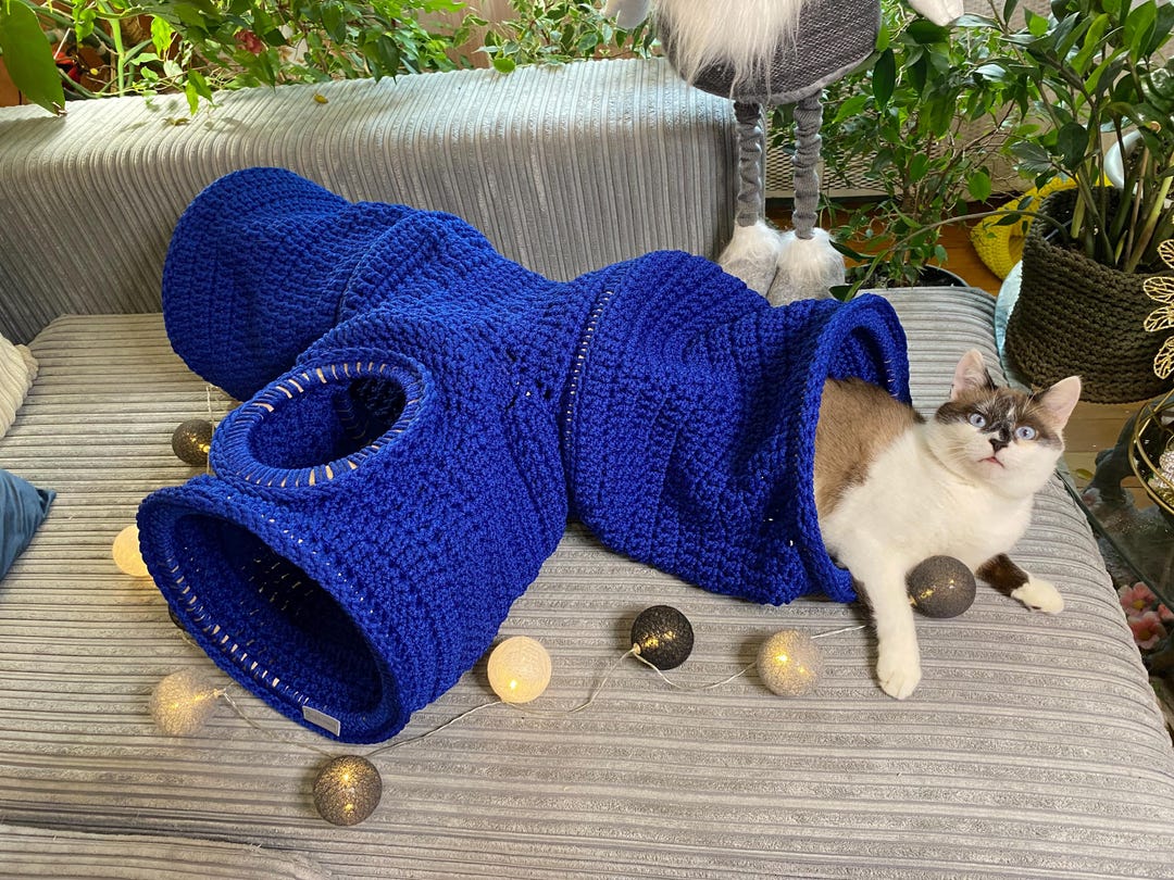 Crochet Cat Tunnel House: Indoor Outdoor Pet Playhouse - Etsy