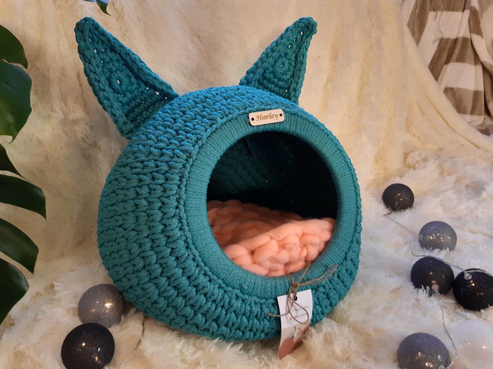 Crochet Cat House Pattern: Rabbit Design (PDF Tutorial) - Etsy