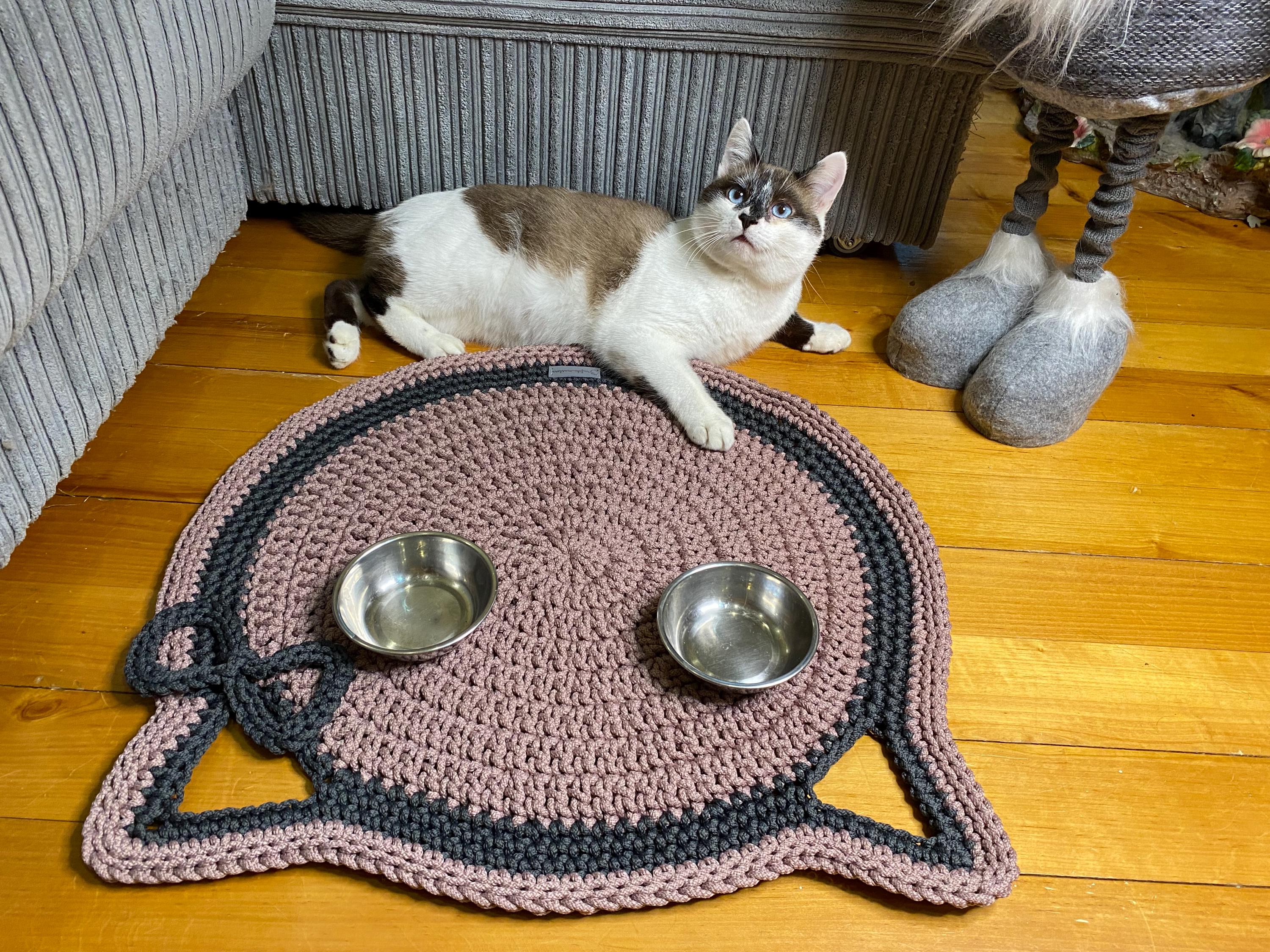Crochet Cat House, Tunnel, Bed & Placemat Pattern Set (pdf+video) - Etsy