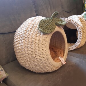 Crochet Cat House & Tunnel Pattern: Pet Furniture DIY (PDF Tutorial) - Etsy