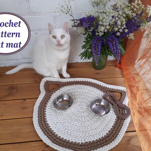 Crochet Cat Bed & Placemats Pattern: PDF Digital Instruction with Video