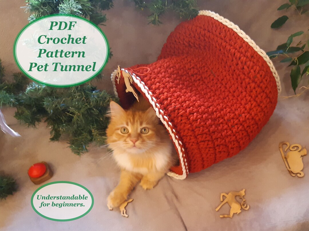 Crochet Pet Tunnel Mini Digital Instruction Manual in PDF Etsy