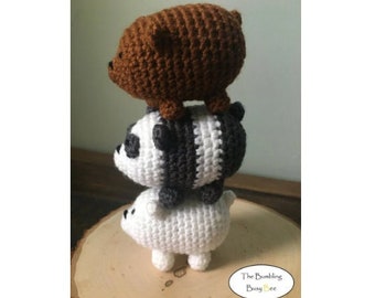 STACKING BEARS Crochet item