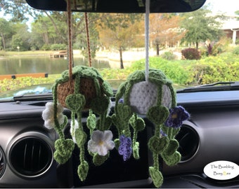 HANGING PLANT DECORATION crochet item