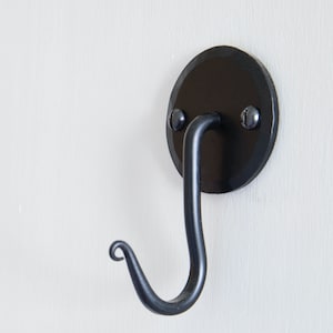 Hooks for coats (set of 3) - blacksmith made