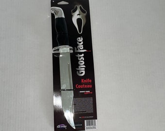 Fun World Adult Scream Silver Chrome Ghost Face 13" Bowie Knife Costume Prop Accessory