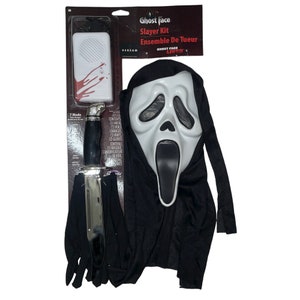 Scream Boys Bleeding Ghost Face Scary Halloween Costume, Fun World, Size L