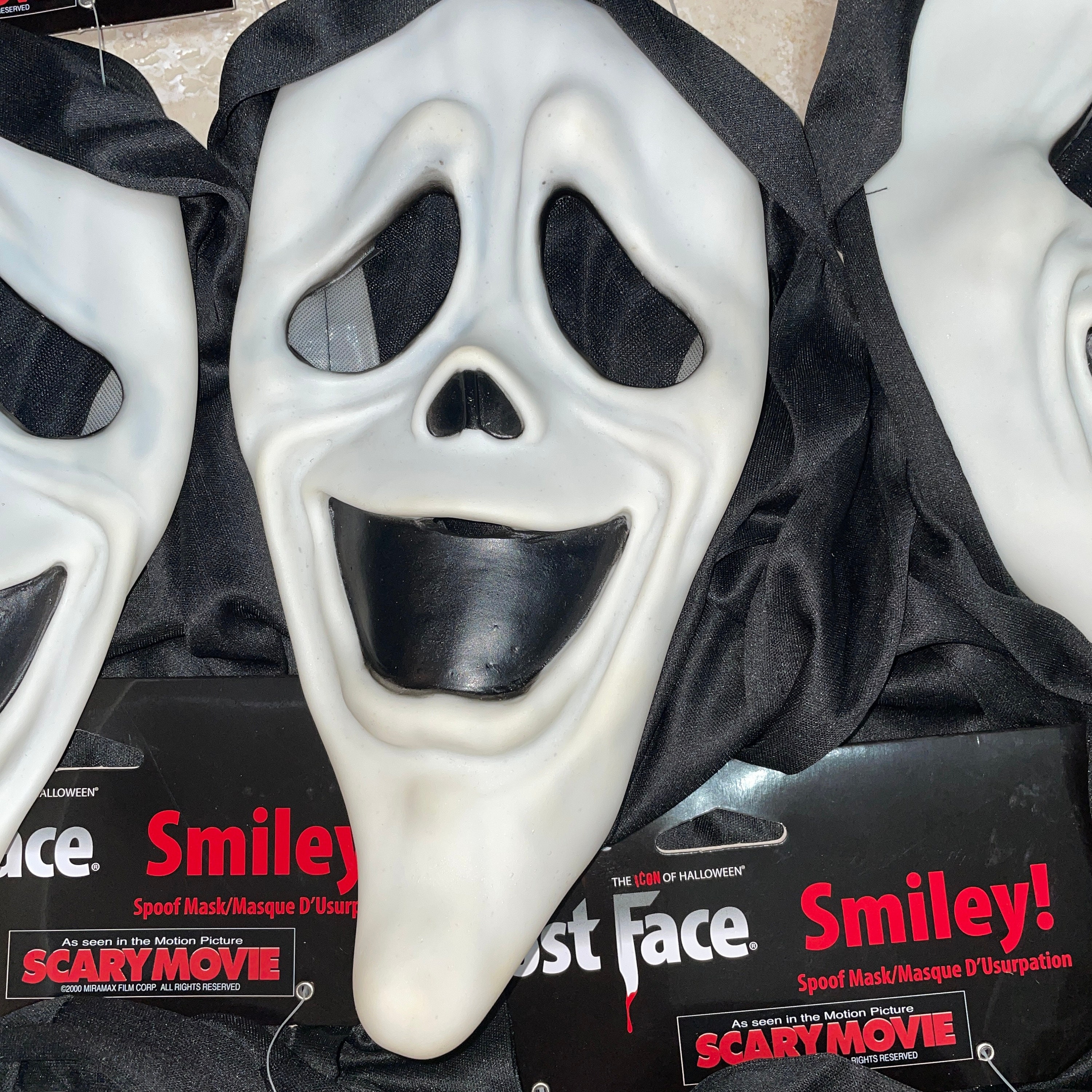 Scary Movie Mask with Shroud Assortment