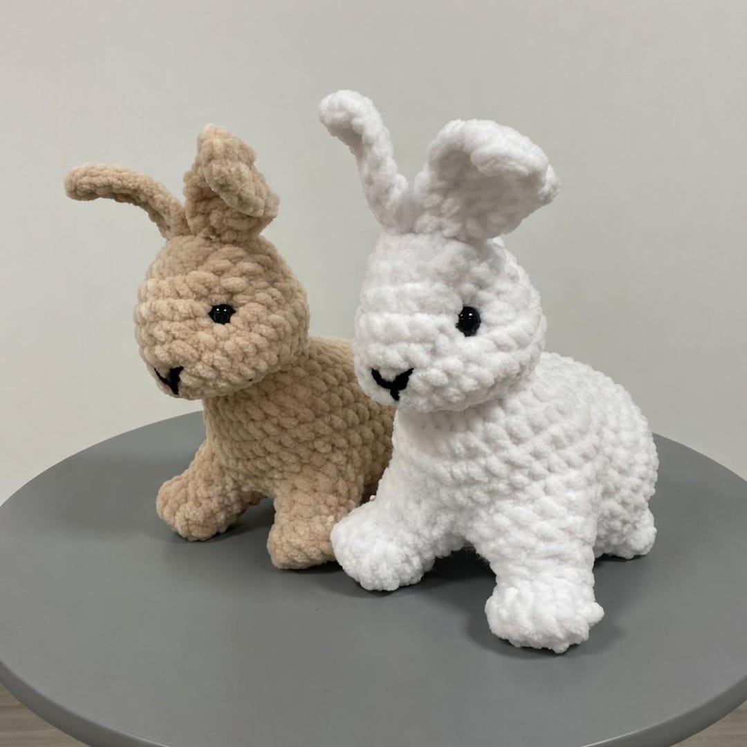 Mini Rabbit Crochet Pattern Mini Bunny Crochet Pattern, Cute Amigurumi Rabbit Plush DIY, Easter ...