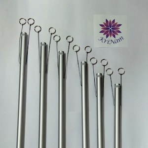 6 Solfeggio Pfeifen Glockenspiel inklusive 528 hz Klangheilung mit Handständer um 2 Pfeifen auf einmal zu hängen mit extra Ring und Schlegel