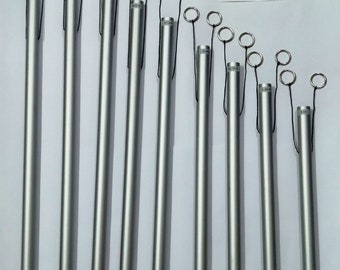 9 Solfeggio Tuning Pipes – Complete Sacred Sound Healing Chimes with Hand Stand & Mallet