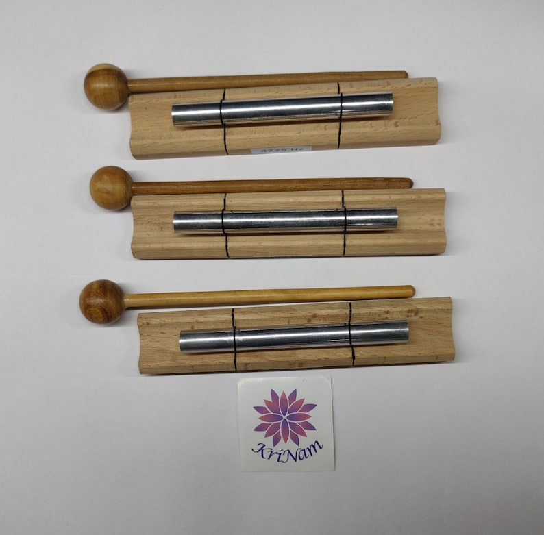 3 Pc Angel Chime Bar Set Musical Chimes 4096, 4160 and 4225 Hz for