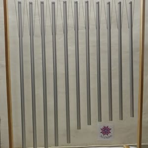 11 Planetary pipes for sound healing therapy with ready to assemble stand