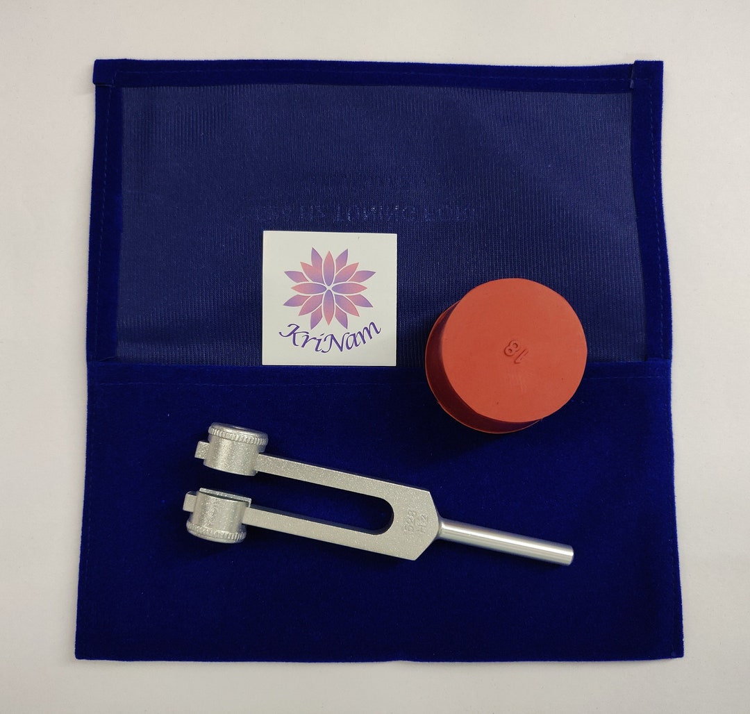 528 Hz Weighted Tuning Fork Sound Healing Frequency With Printed Pouch ...