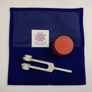 528 hz weighted tuning fork DNA Repair Healing frequency with printed pouch