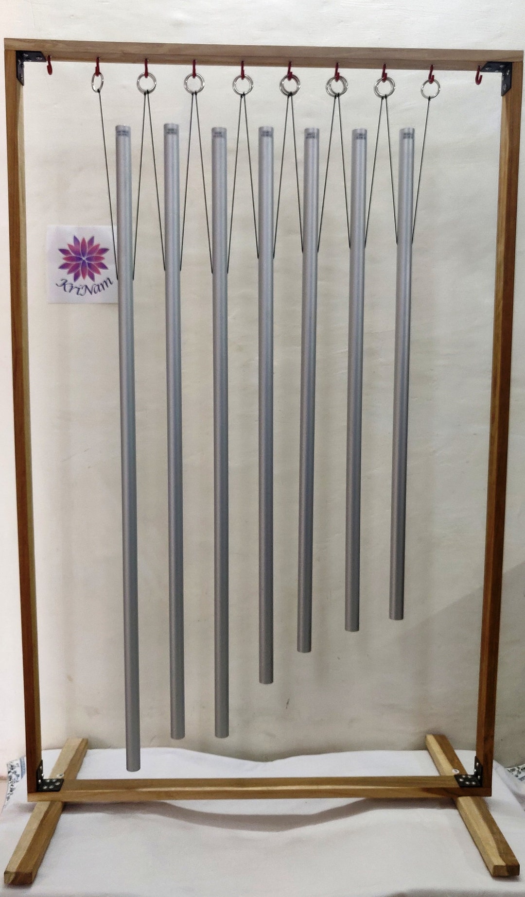 7 Chakra Chime Pipes With for Sound Healing Therapy With Large Etsy