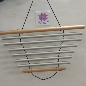 Swinging Solfeggio 6 Bar chimes Pipes based on Solfeggio frequencies for healing