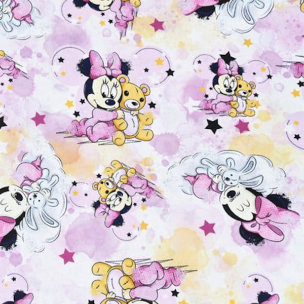 Disney Mickey Mouse tissu dessin animé Anime coton tissu par la demi-cour