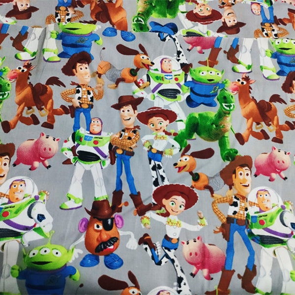 Disney Toy Story Fabric Toy Story Buzz Fabric Cartoon Anime Cotton Fabric By The Half Yard