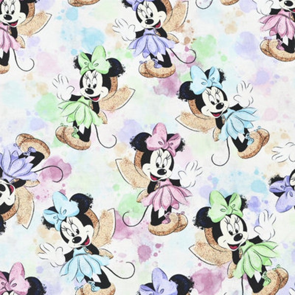 Disney Mickey Mouse tissu dessin animé Anime coton tissu par la demi-cour