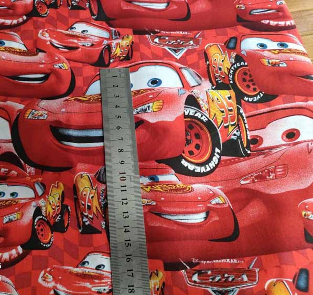 Cars Fabric Lightning Mcqueen Fabric Cartoon Anime Cotton - Etsy Cars Fabric Lightning Mcqueen Fabric Cartoon Anime Cotton - Etsy