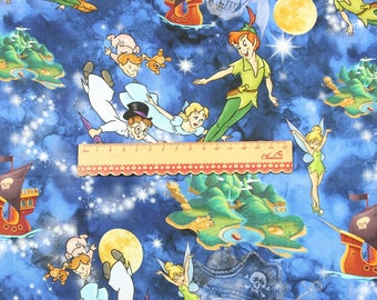 Tinker Bell stof Fairy Peter Pan stof Cartoon Anime katoenen stof op maat gesneden
