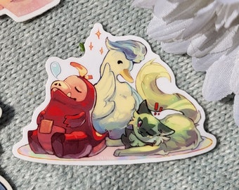 Pokemon Violet and Scarlet Starters Sticker