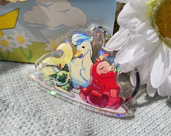 Pokemon Violet and Scarlet Starters Acrylic Charm