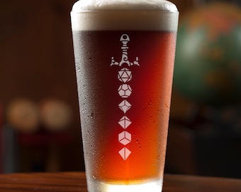 DND Sword Beer Glass Custom
