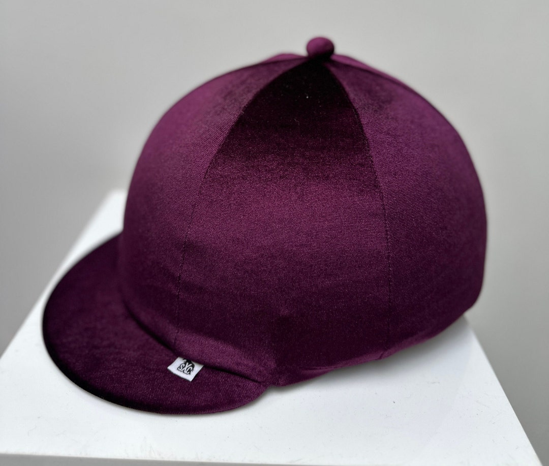 Velvette Riding Cap SXC Bespoke Custom Velvet Hat Silk Cover Riding Helmet Skull Cap ...