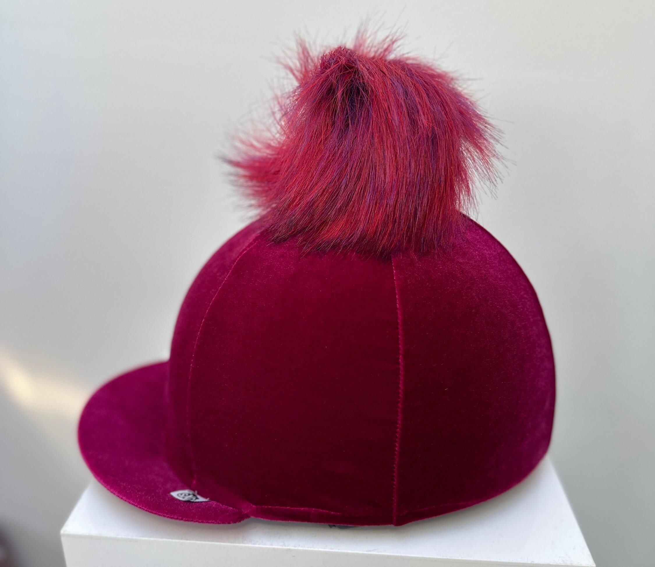 Velvette Riding Cap SXC Bespoke Custom Velvet Hat Silk Cover Riding Helmet Skull Cap ...